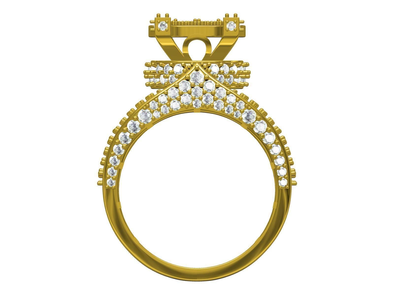 Men Ring-10 3D print model_3