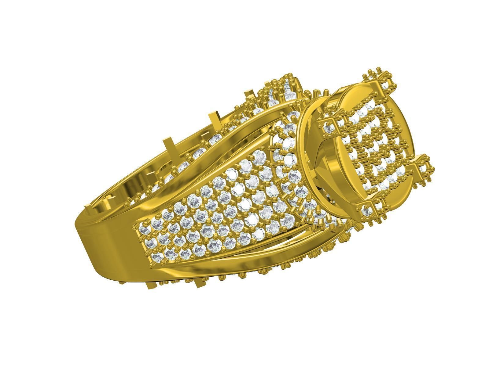 Men Ring-10 3D print model_8