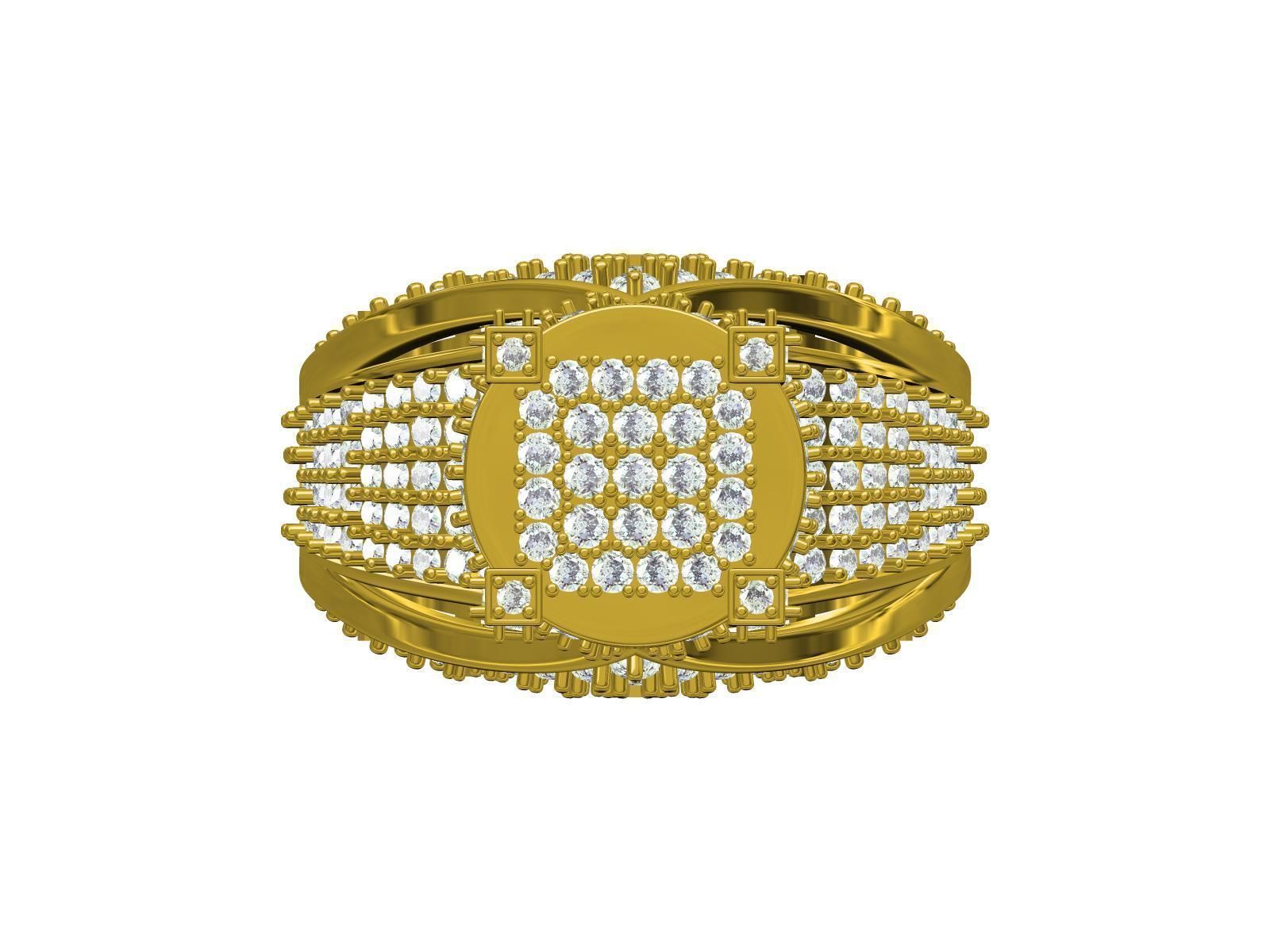 Men Ring-10 3D print model_2