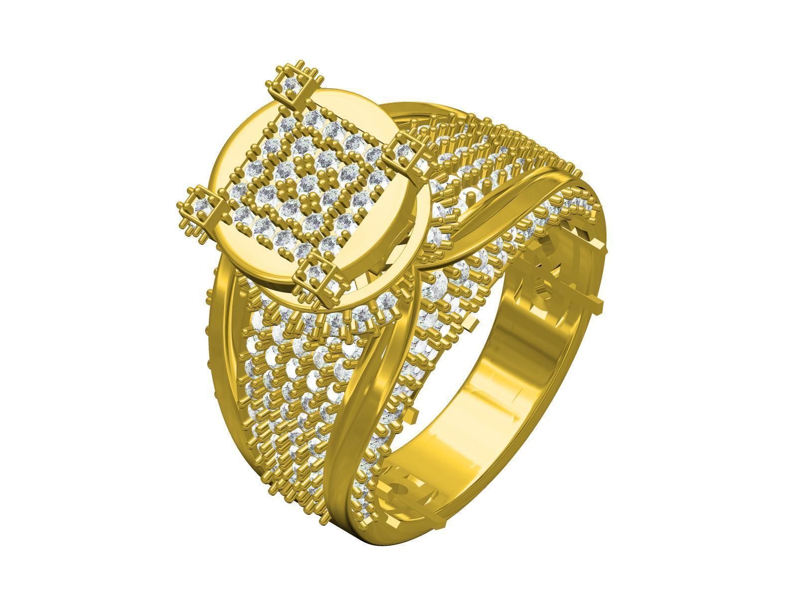 Men Ring-10 3D print model_1