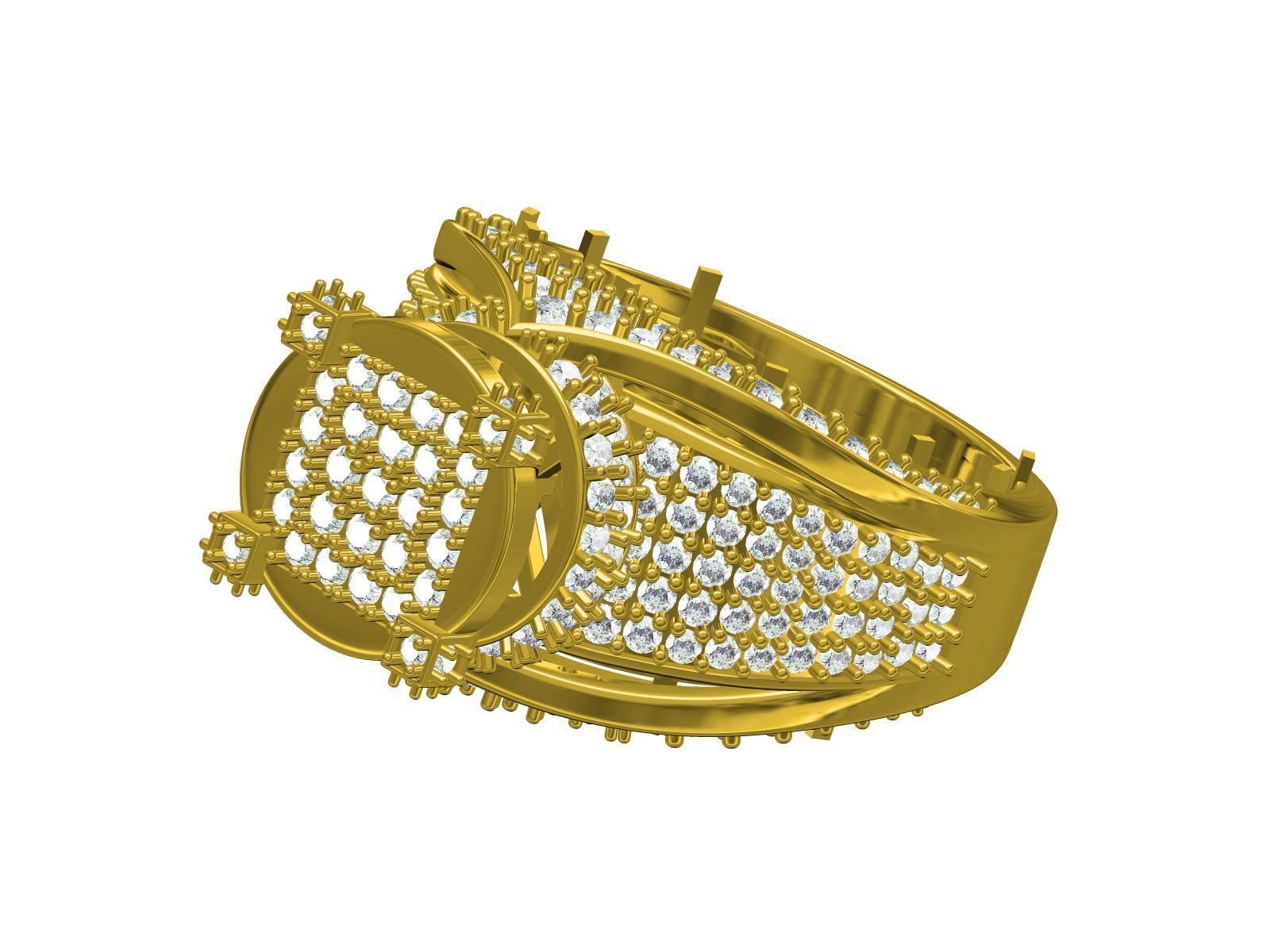 Men Ring-10 3D print model_7