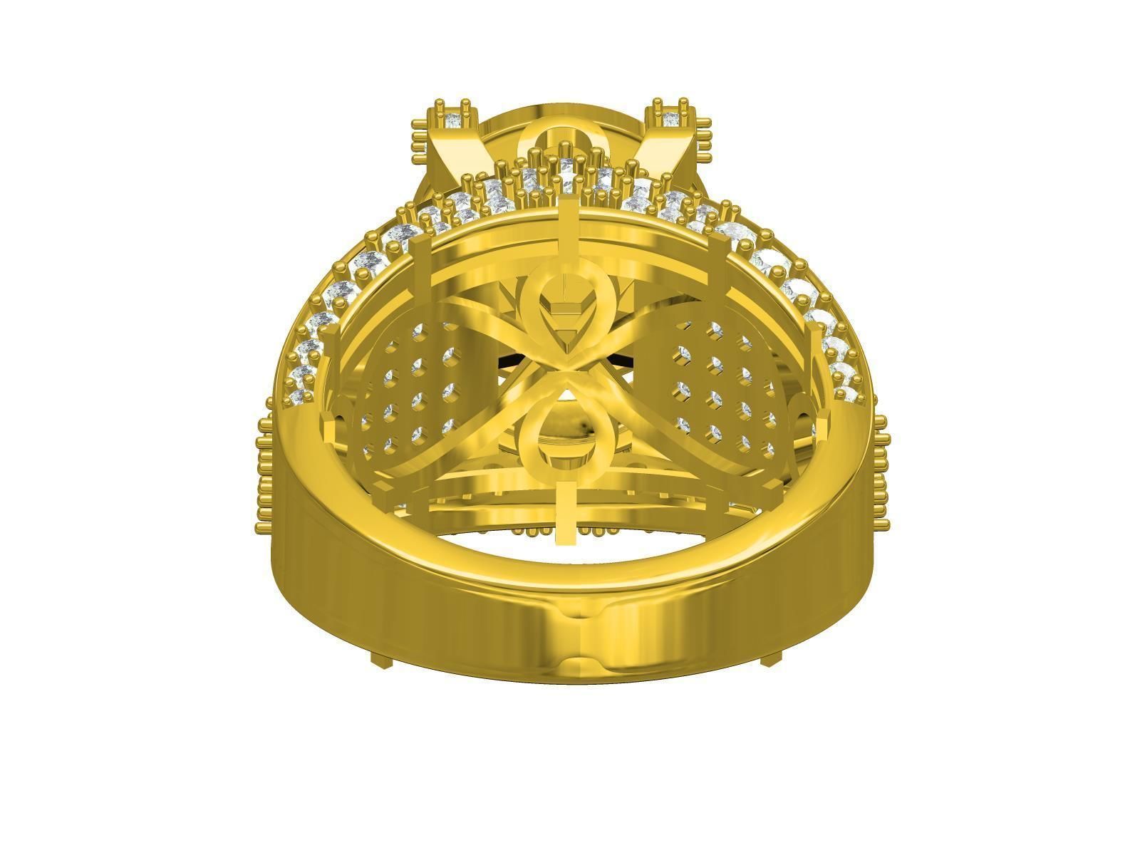 Men Ring-10 3D print model_5