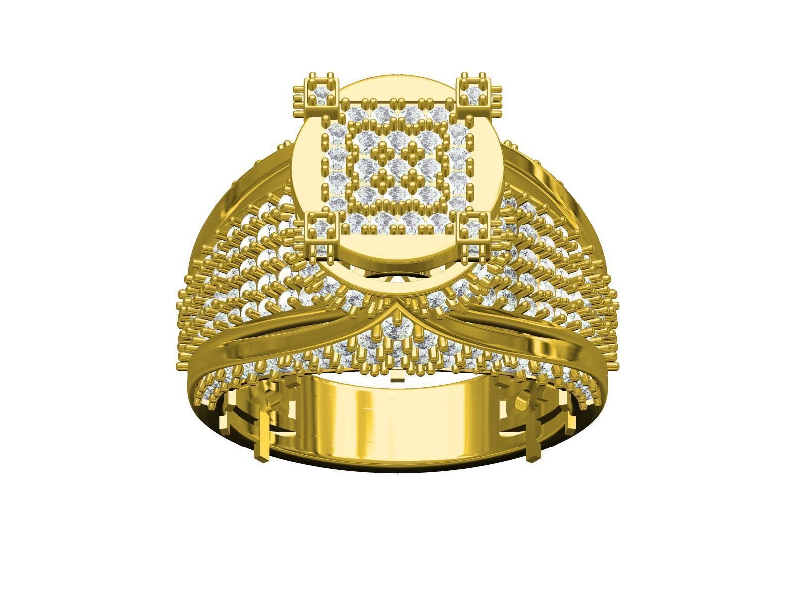 Men Ring-10 3D print model_9