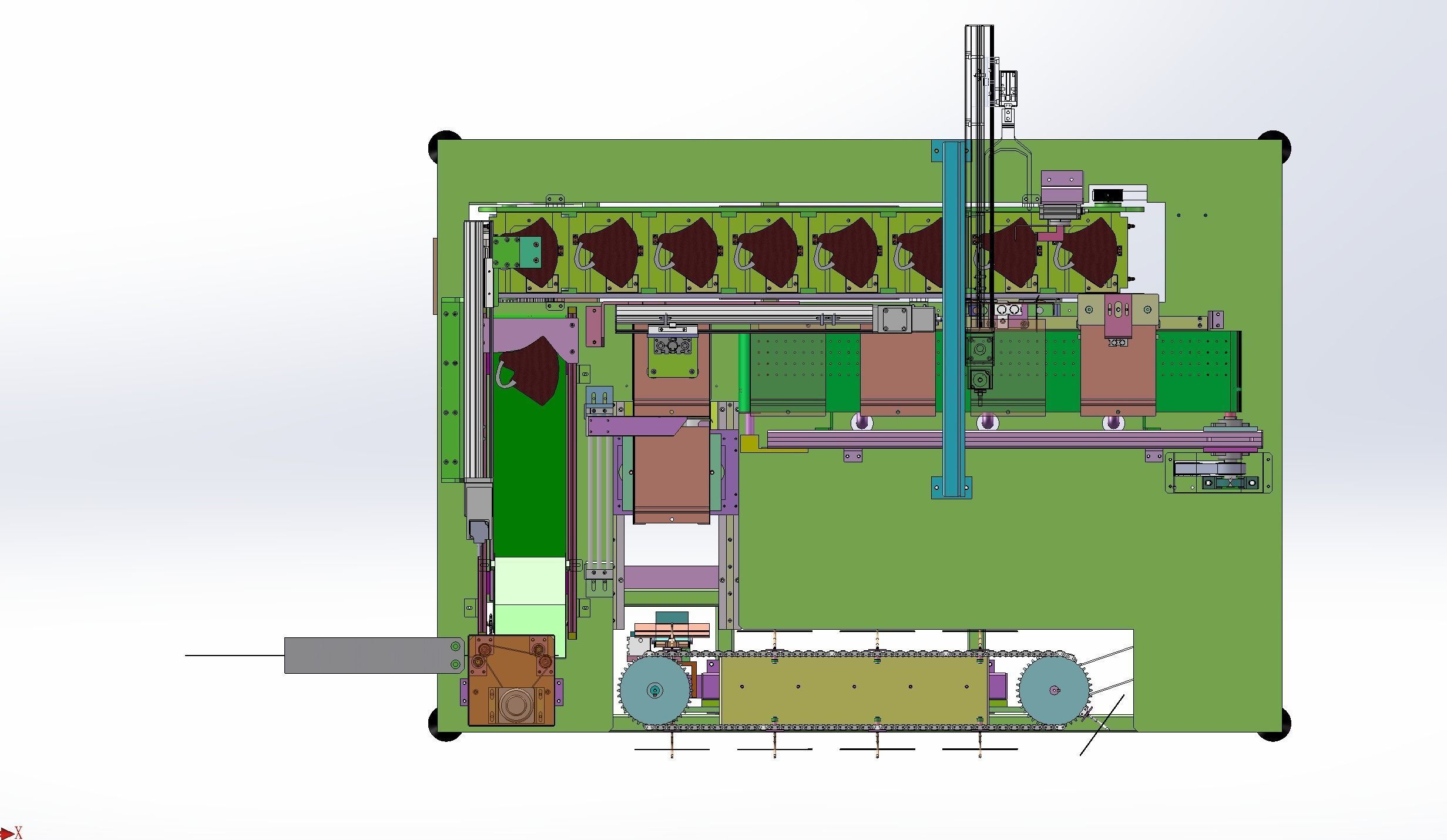 Mask bagging machine  3D model_17