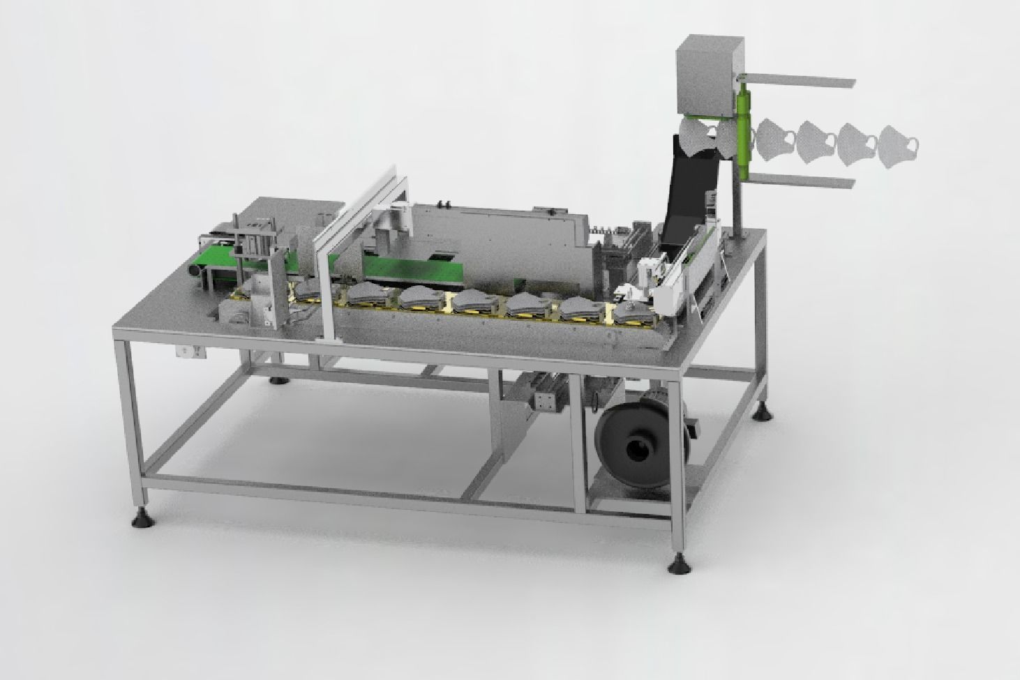 Mask bagging machine  3D model_2