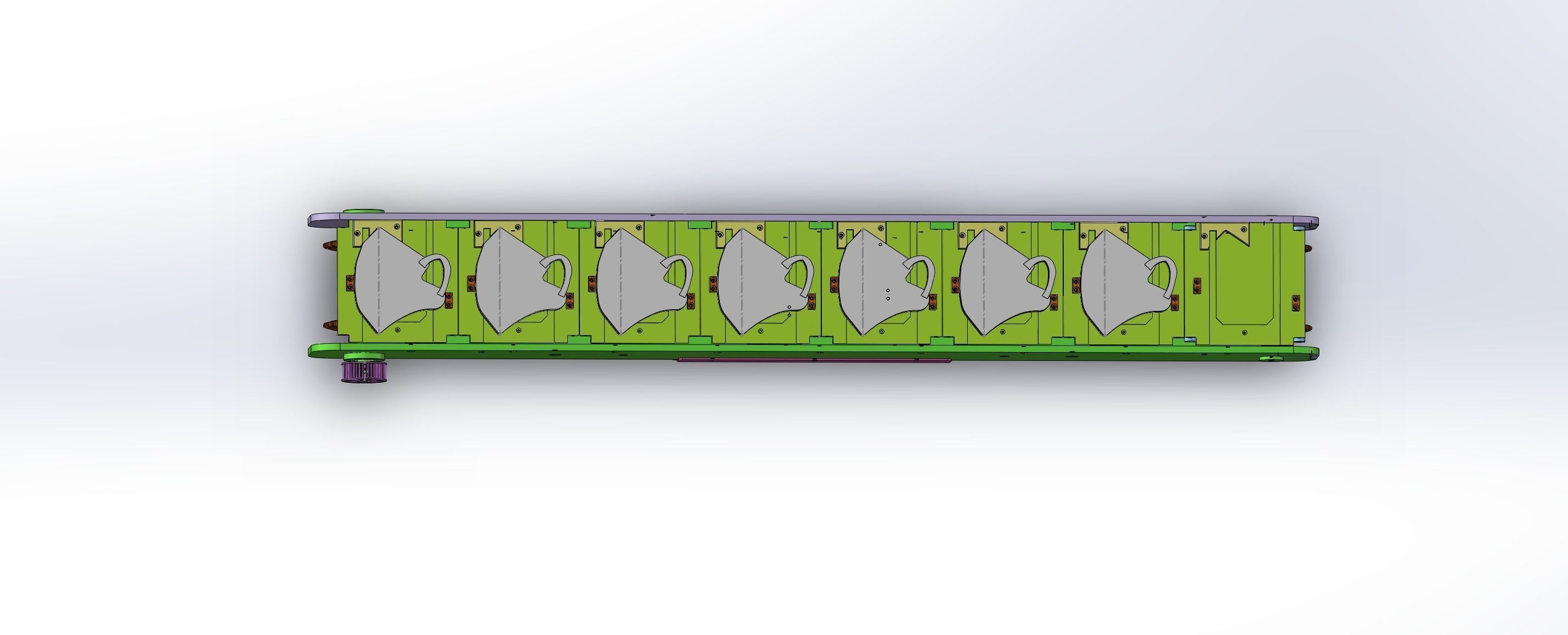 Mask bagging machine  3D model_13