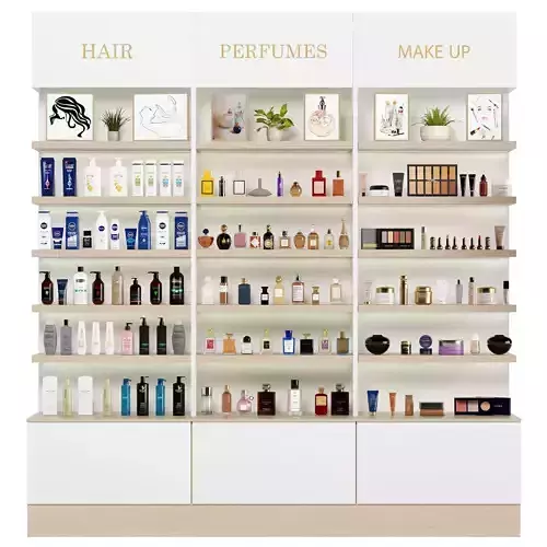 Show Case 3 Cosemtics 100 Cosmetic Itmes