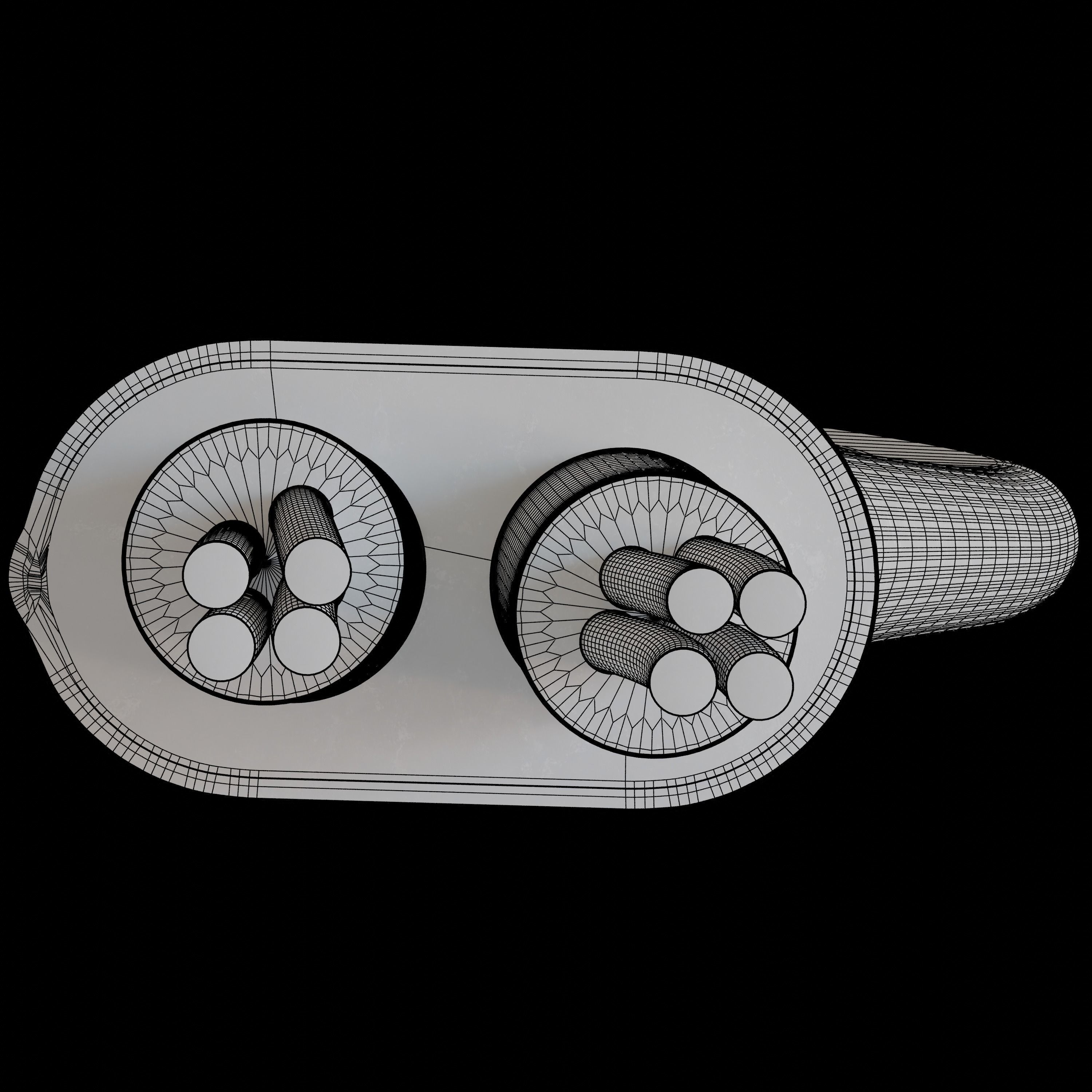 Submersive Cable 3D model_3