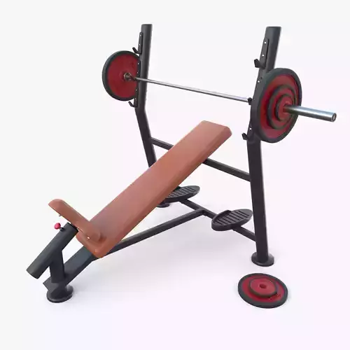Olympic inclined bench