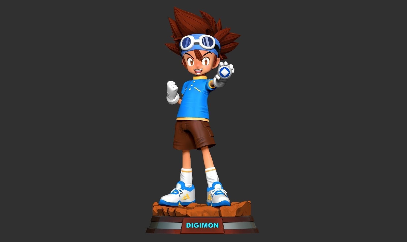 Taichi Yagami - Digimon Fanart 3D print model_11