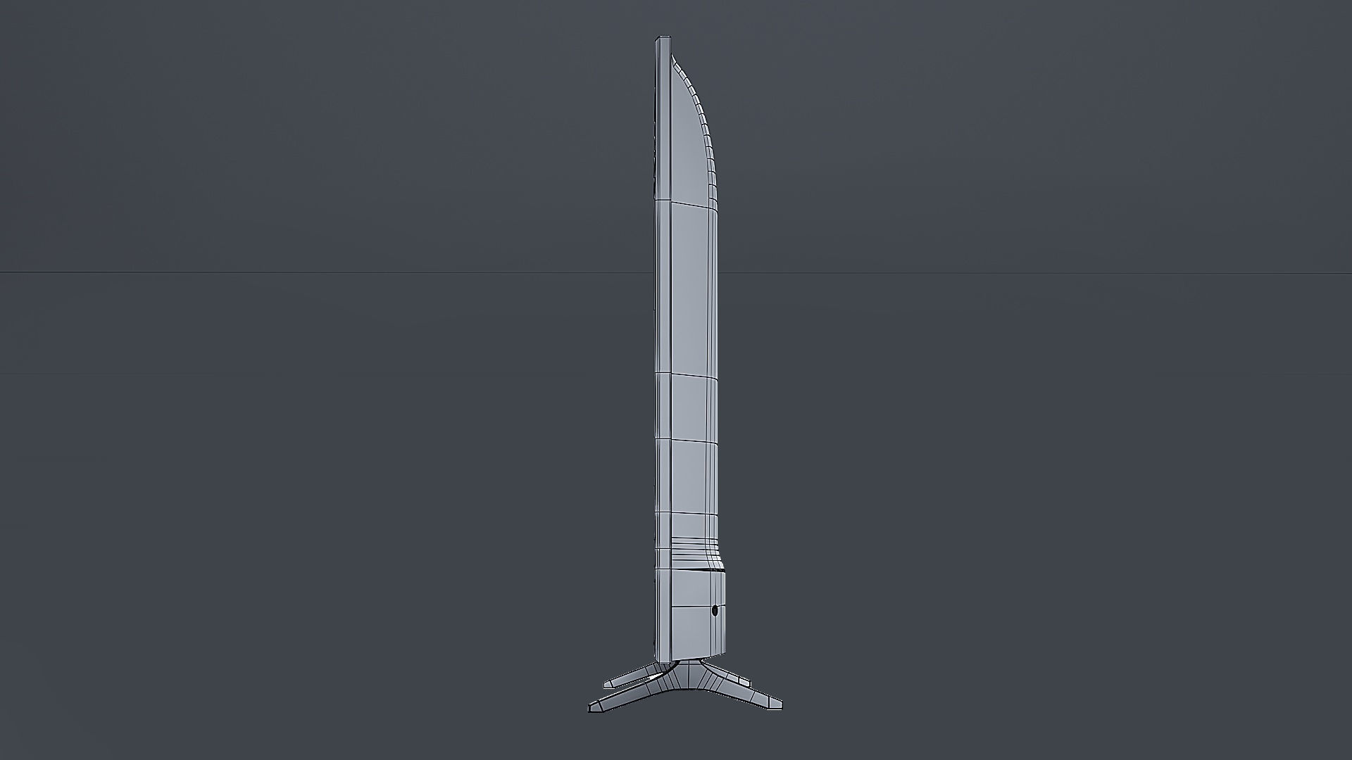 LG 49 Inch Class 4K HDR Smart LED TV Low-poly 3D model_9