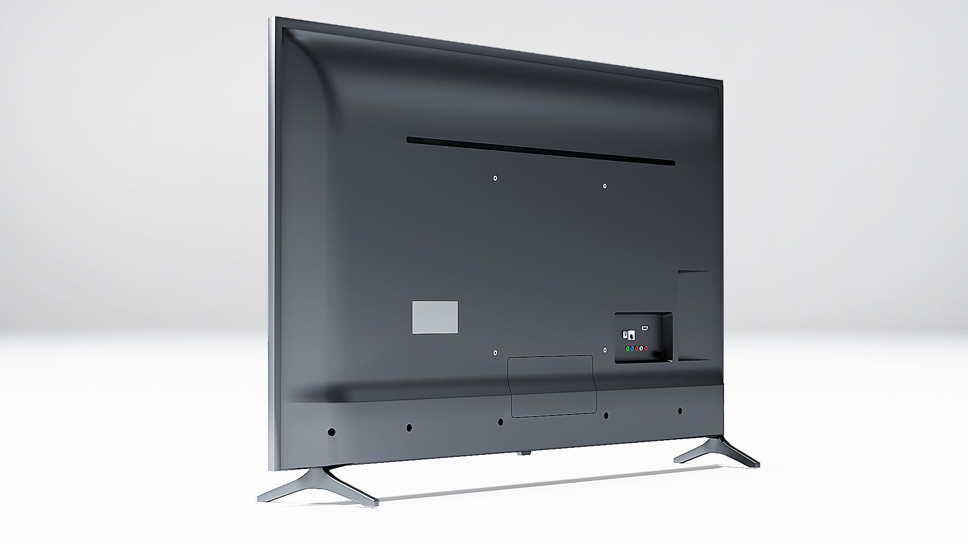 LG 49 Inch Class 4K HDR Smart LED TV Low-poly 3D model_6