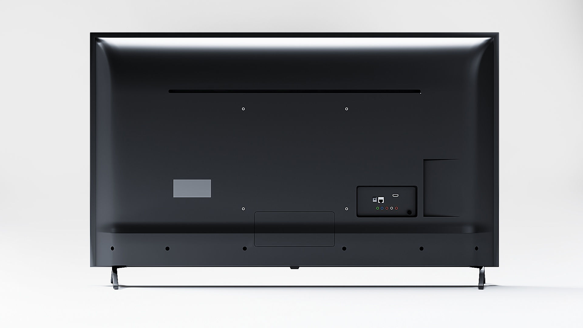 LG 49 Inch Class 4K HDR Smart LED TV Low-poly 3D model_4