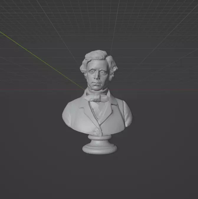 Lewis Carroll 3D print model_0