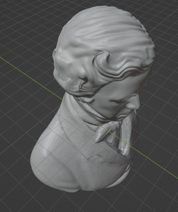 Lewis Carroll 3D print model_16