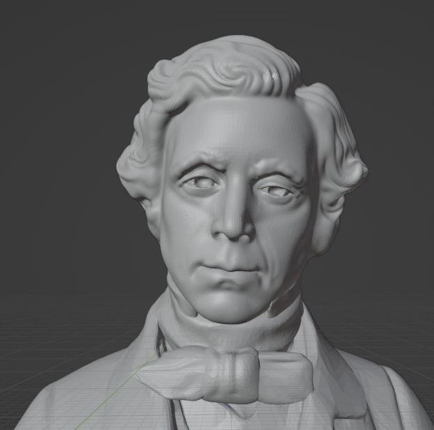 Lewis Carroll 3D print model_1