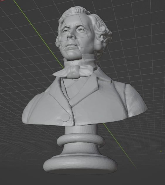 Lewis Carroll 3D print model_12