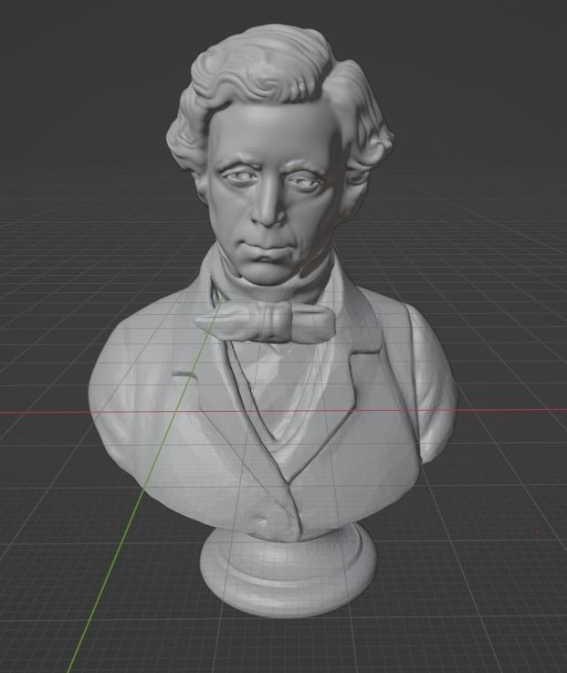 Lewis Carroll 3D print model_14