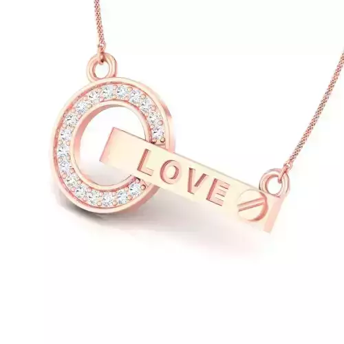 Pendant Casual circle love