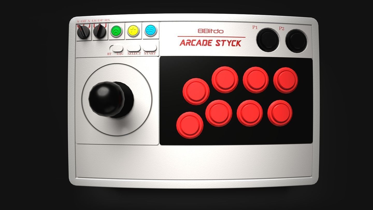 Arcade Fight Stick 8Bitdo 3D model_4