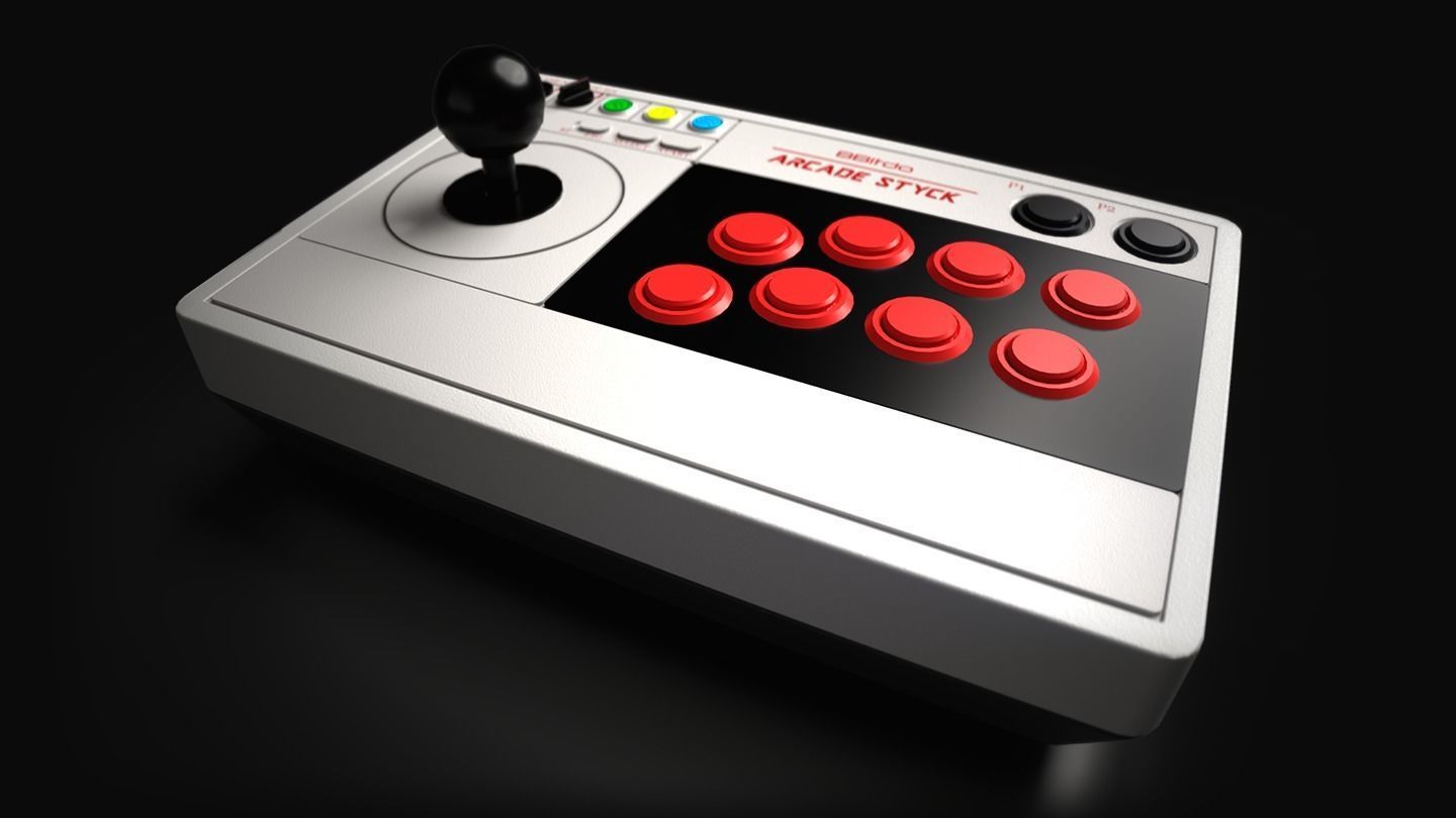 Arcade Fight Stick 8Bitdo 3D model_2