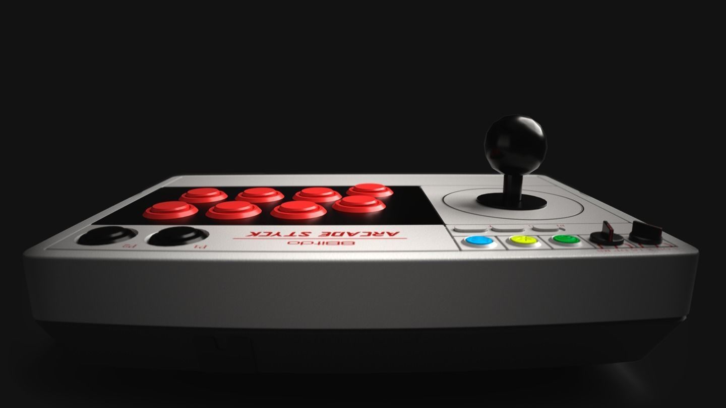 Arcade Fight Stick 8Bitdo 3D model_5