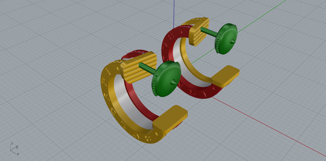 Earrings BuLGARI 3d print model D22 3D print model_9