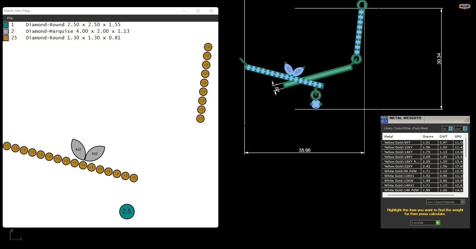 Pendant Casual bars  3D print model_1