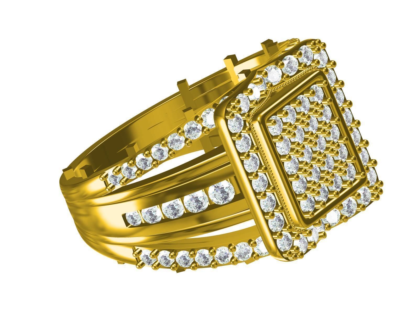 Men ring-13 3D print model_6