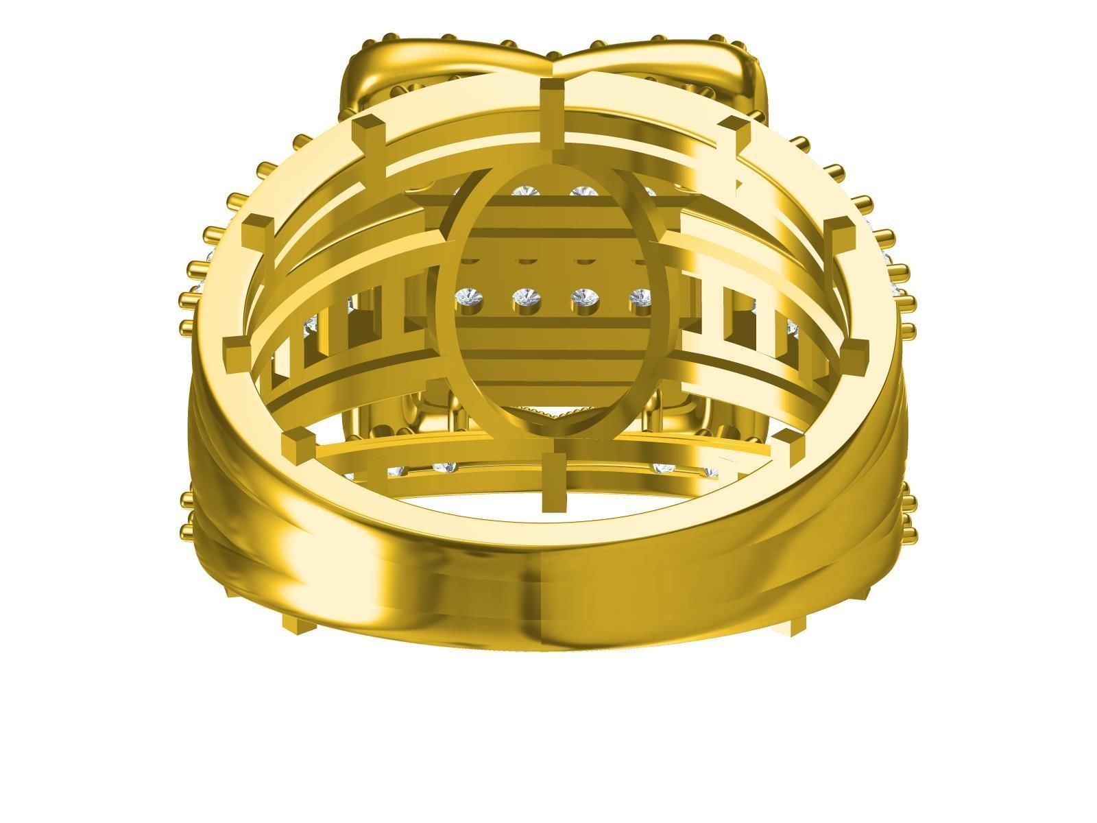 Men ring-13 3D print model_5
