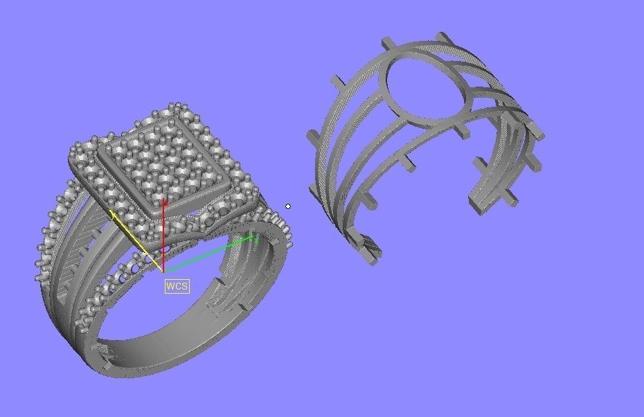 Men ring-13 3D print model_10