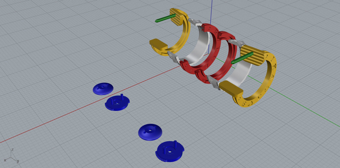 Earrings BuLGARI 3d print model D23 3D print model_11