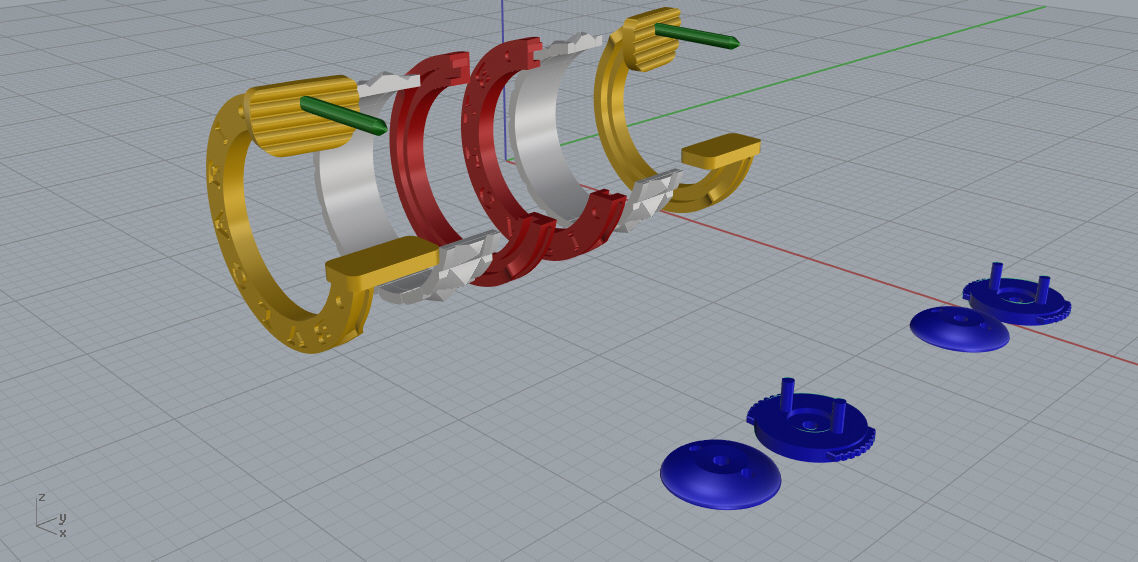 Earrings BuLGARI 3d print model D23 3D print model_13