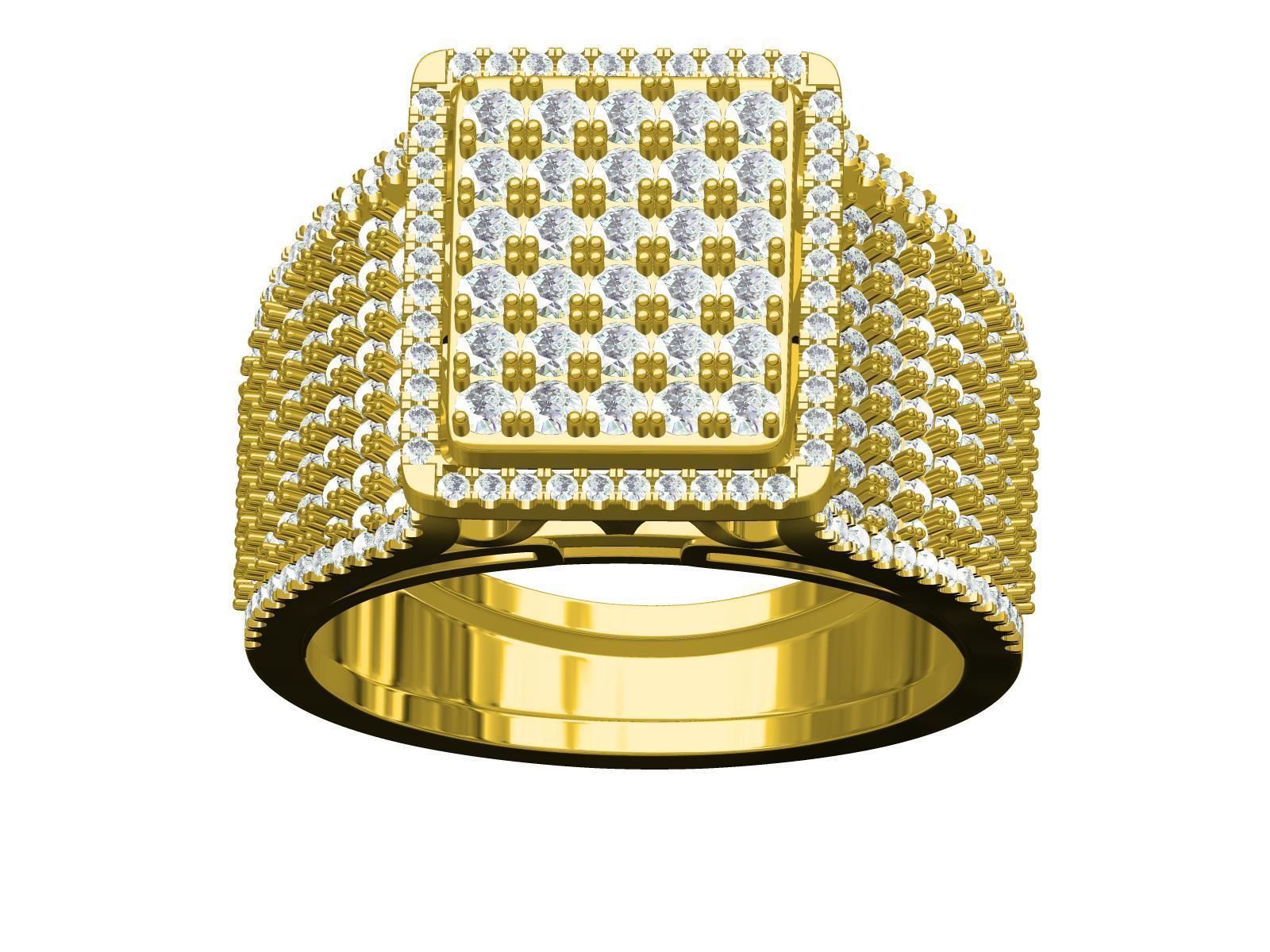 Men Ring-15 3D print model_7