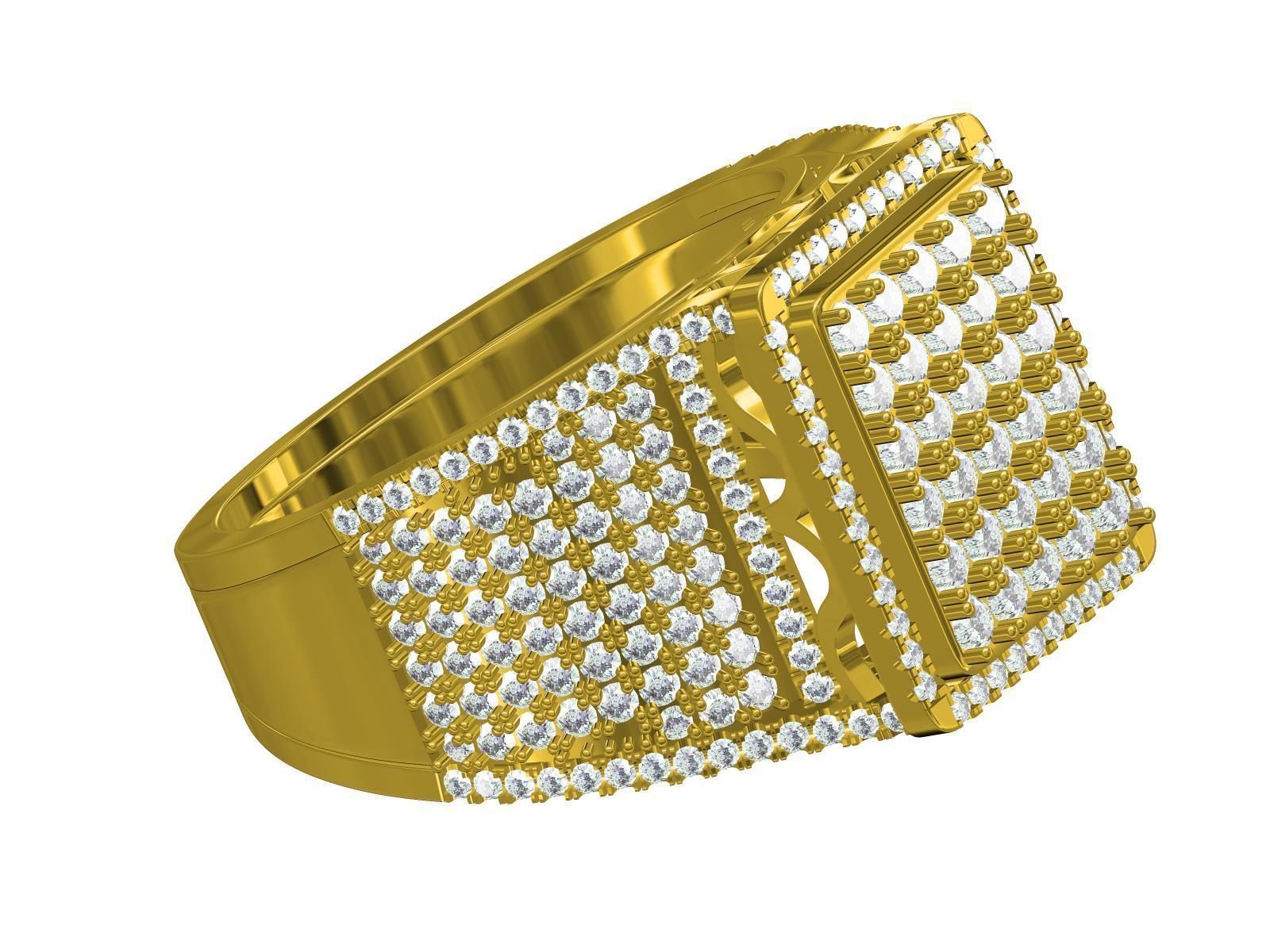 Men Ring-15 3D print model_5