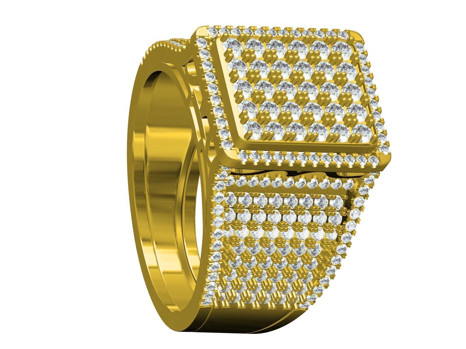 Men Ring-15 3D print model_6