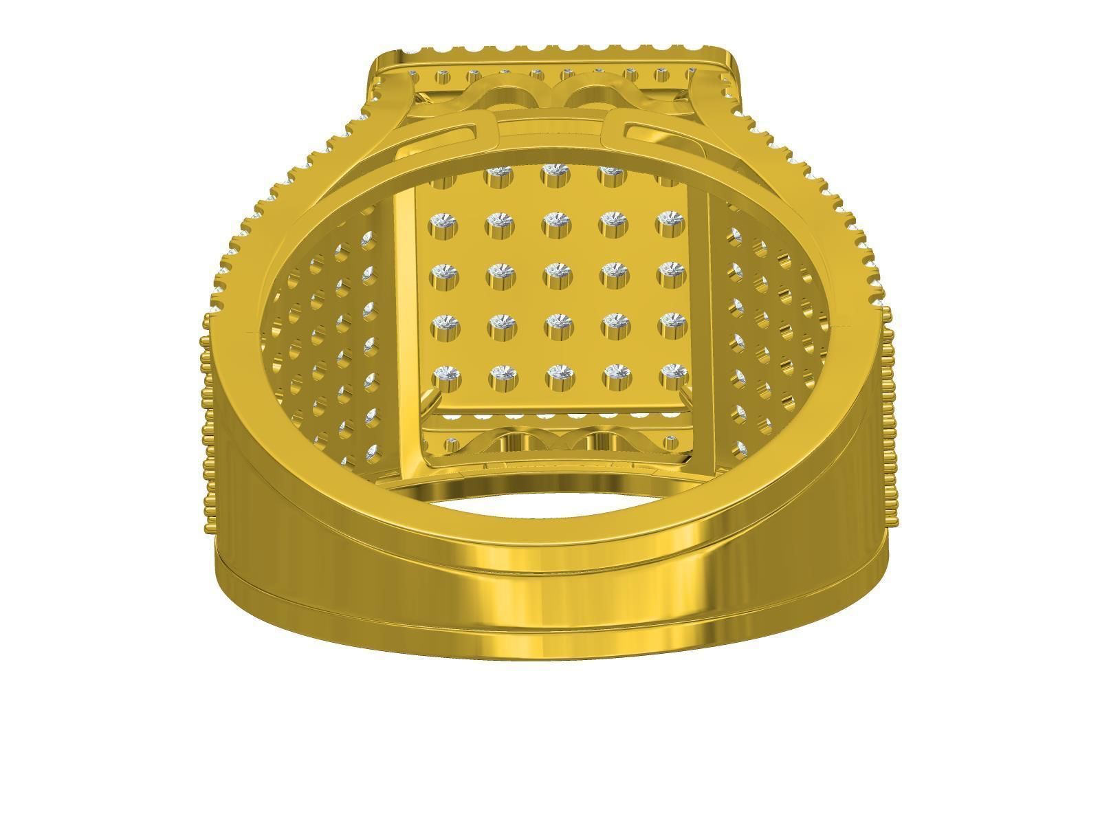 Men Ring-15 3D print model_4
