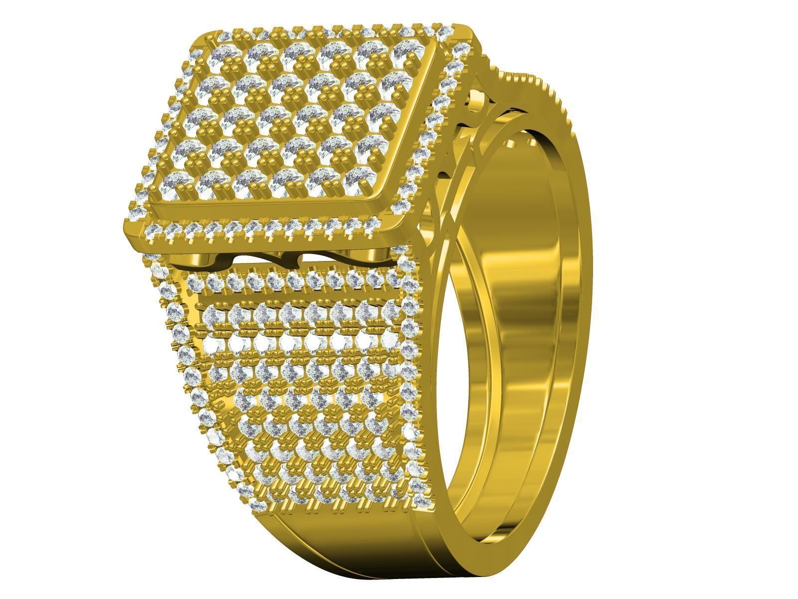 Men Ring-15 3D print model_3