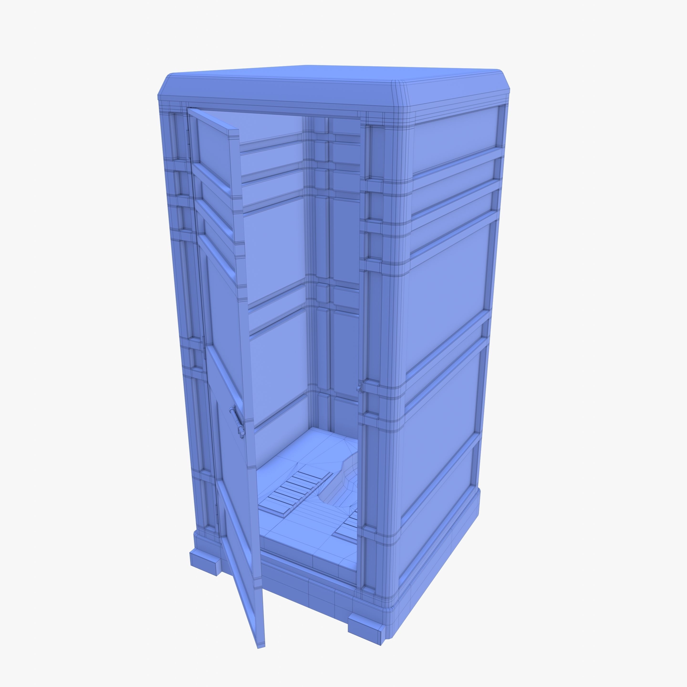 Portable toilet v1 3D model_8