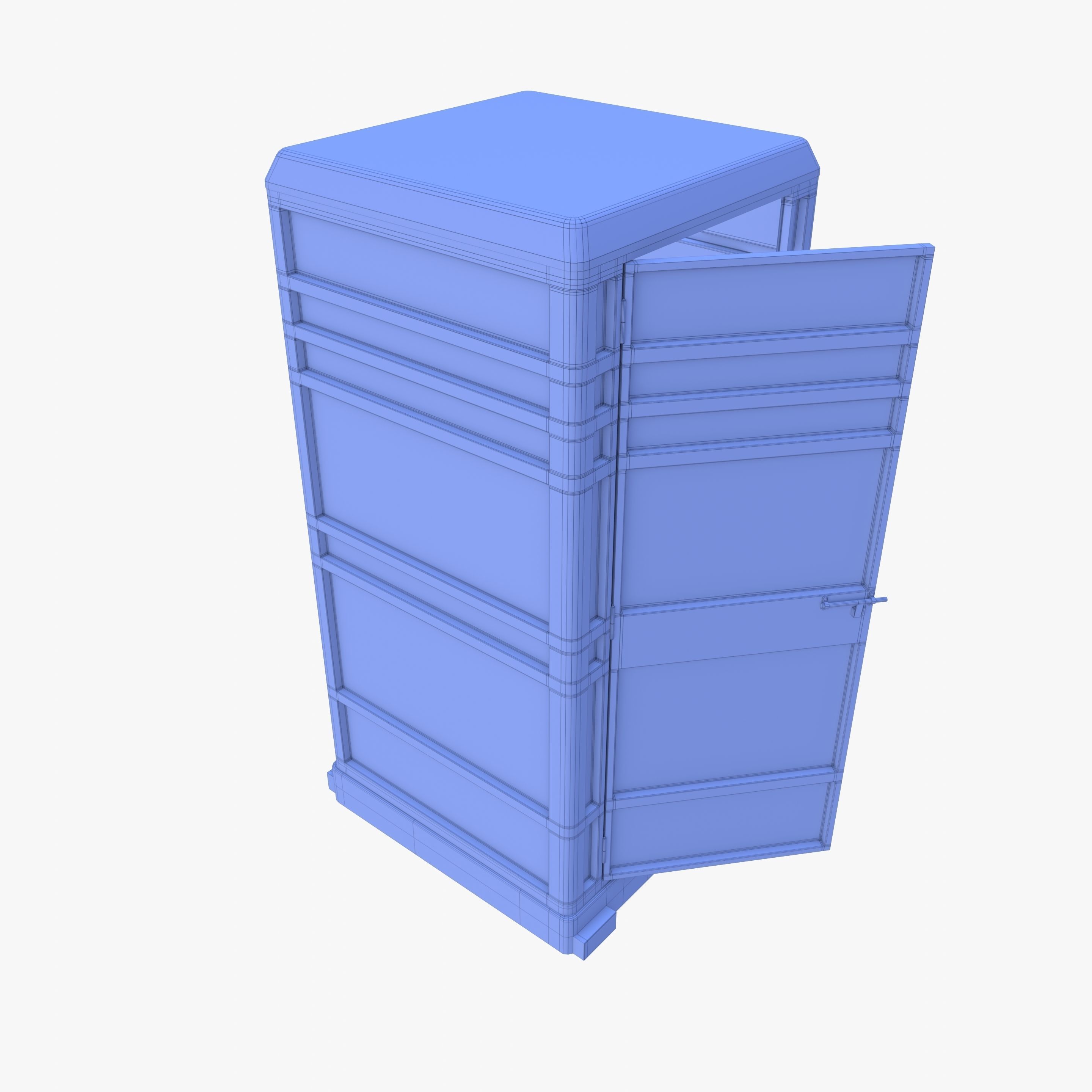 Portable toilet v1 3D model_11