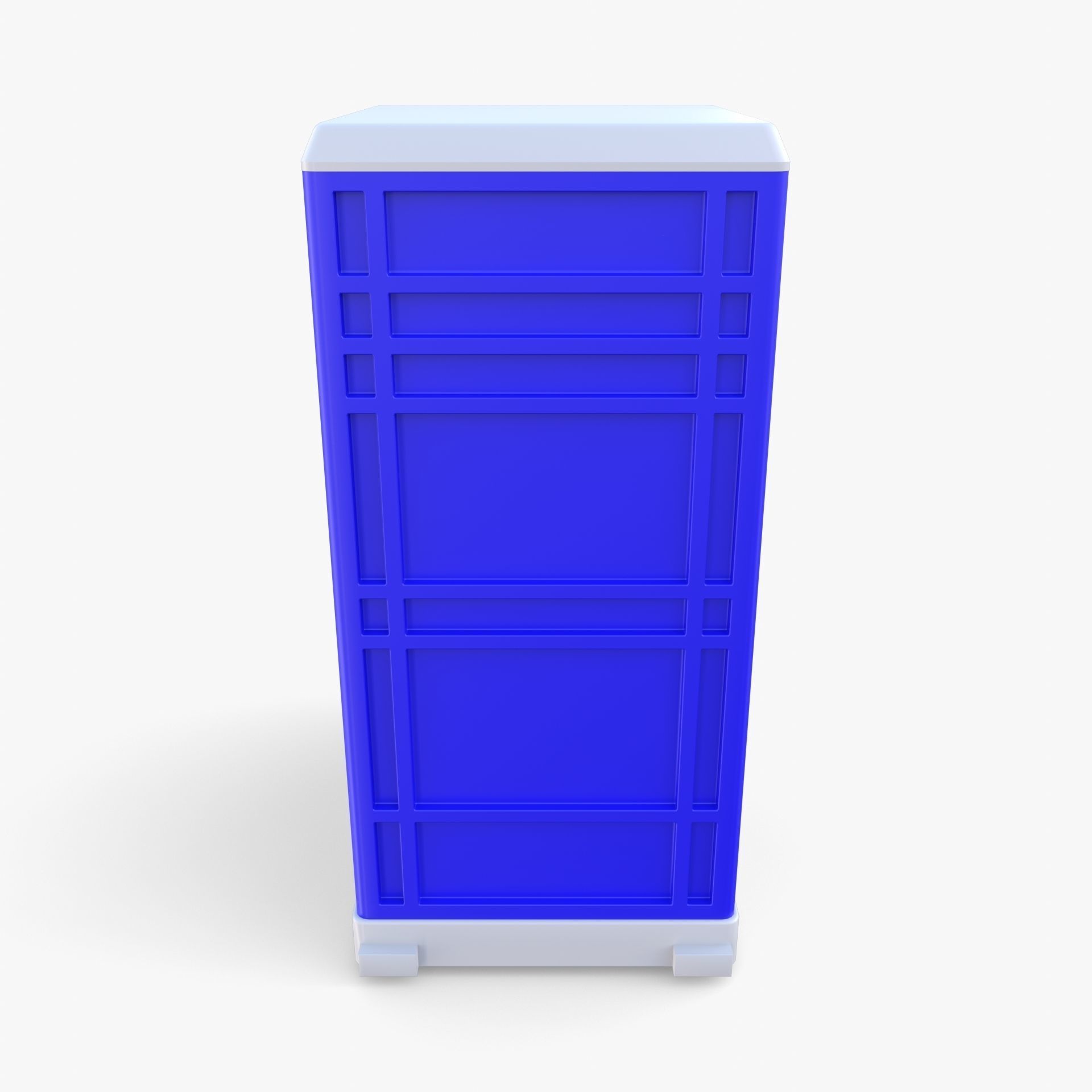 Portable toilet v1 3D model_3