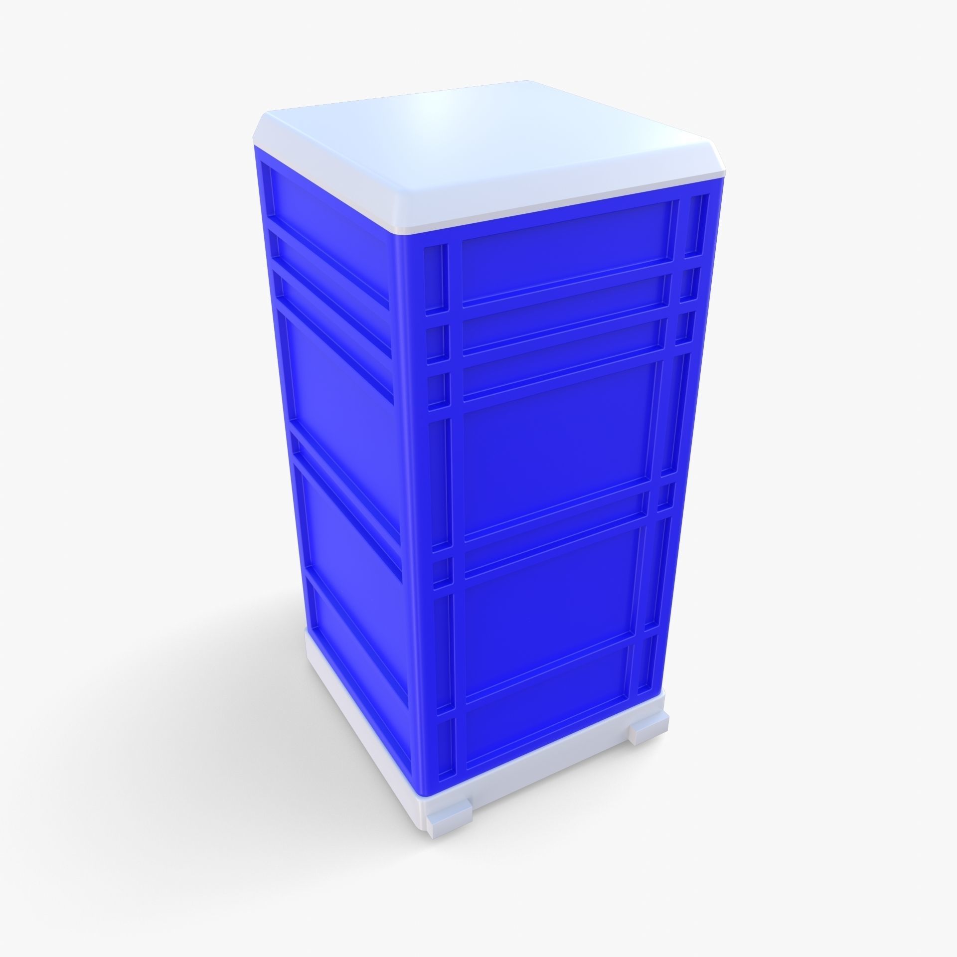 Portable toilet v1 3D model_6