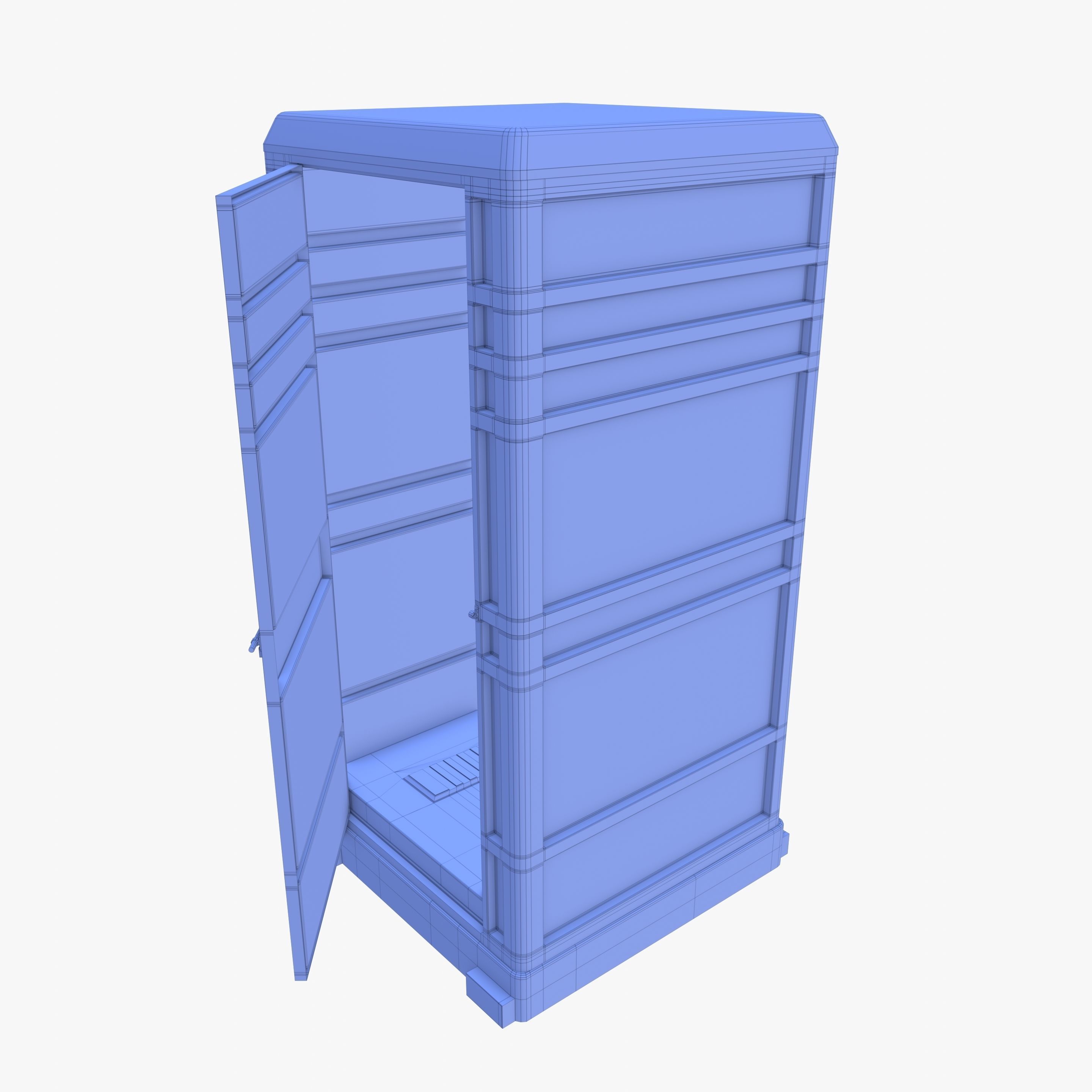 Portable toilet v1 3D model_9