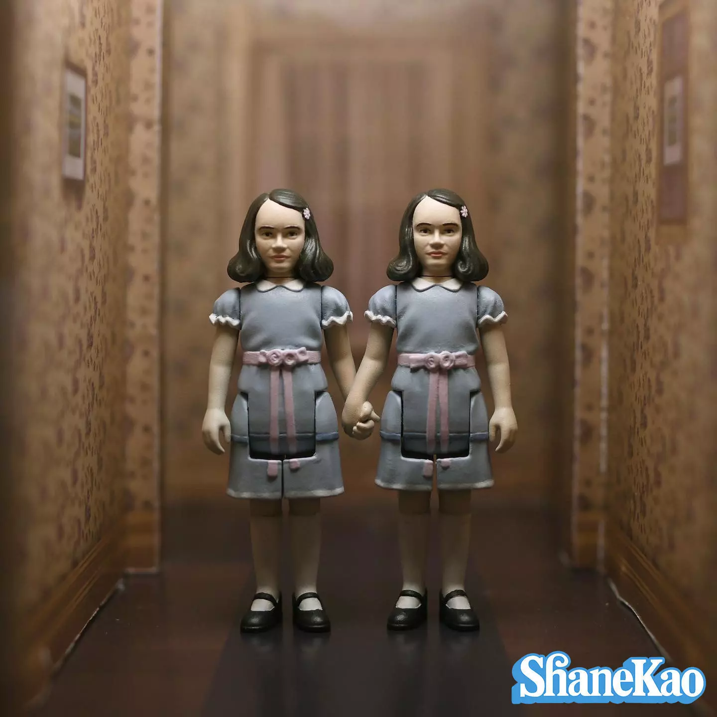 The Shining The Grady twins Retro style Action FIgure Kenner 3D