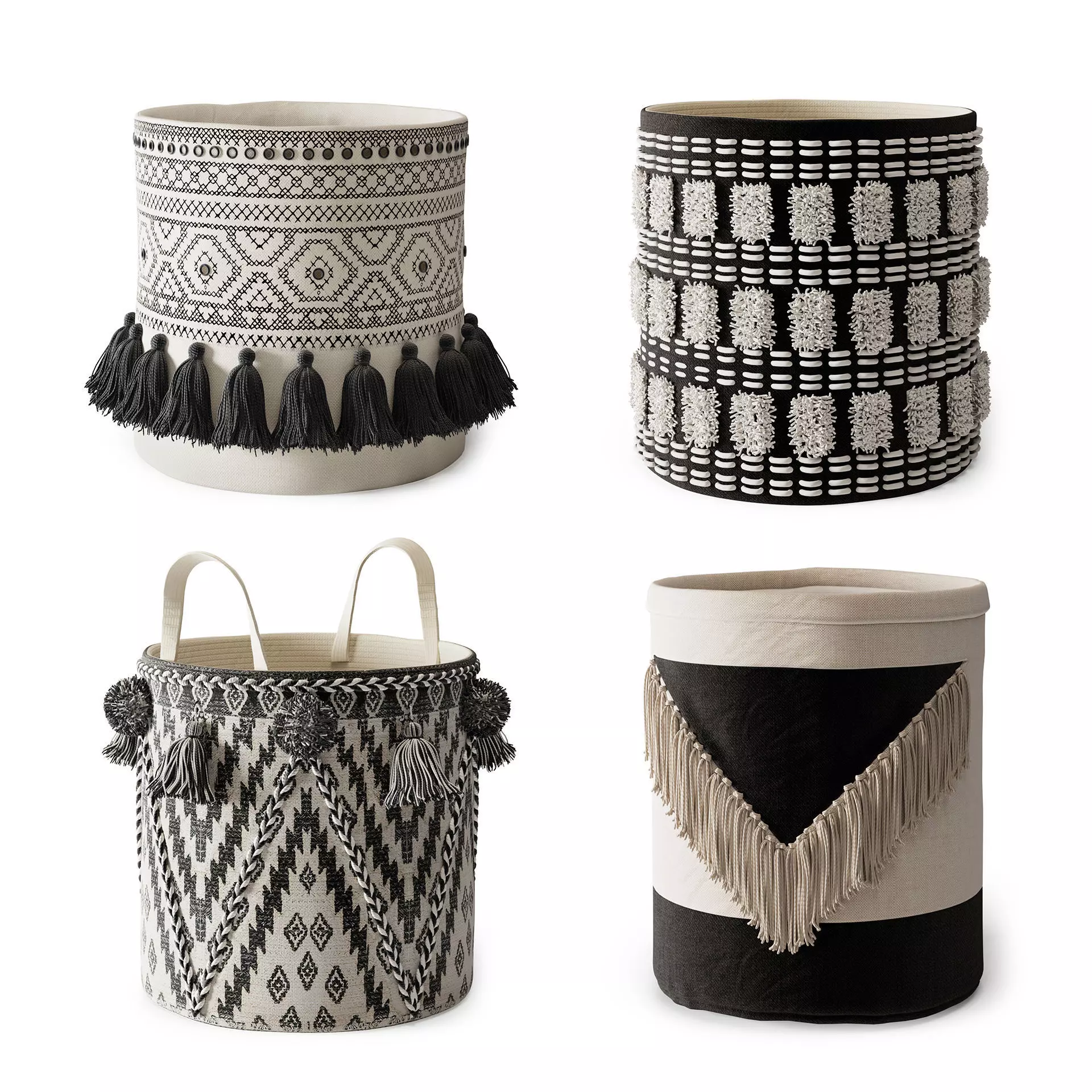 Baskets Set 14 3D model_0