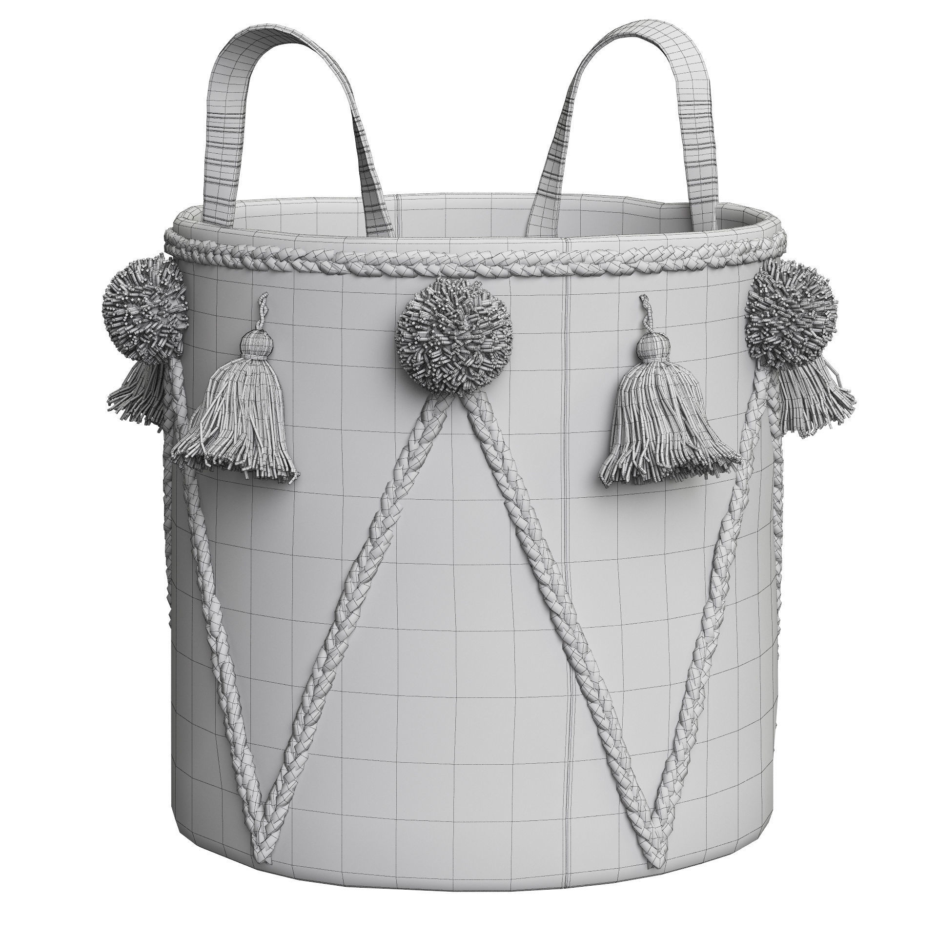 Baskets Set 14 3D model_8