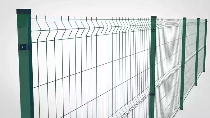 Metal Green Fence