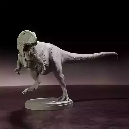 Carcharadontosaurus - pre-supported dinosaur 3D print model
