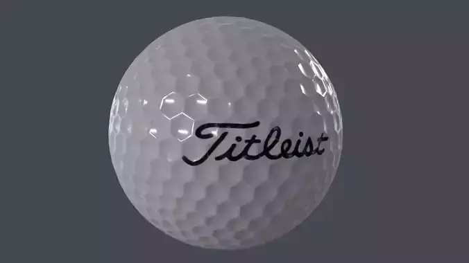 Golf Ball 3D Model