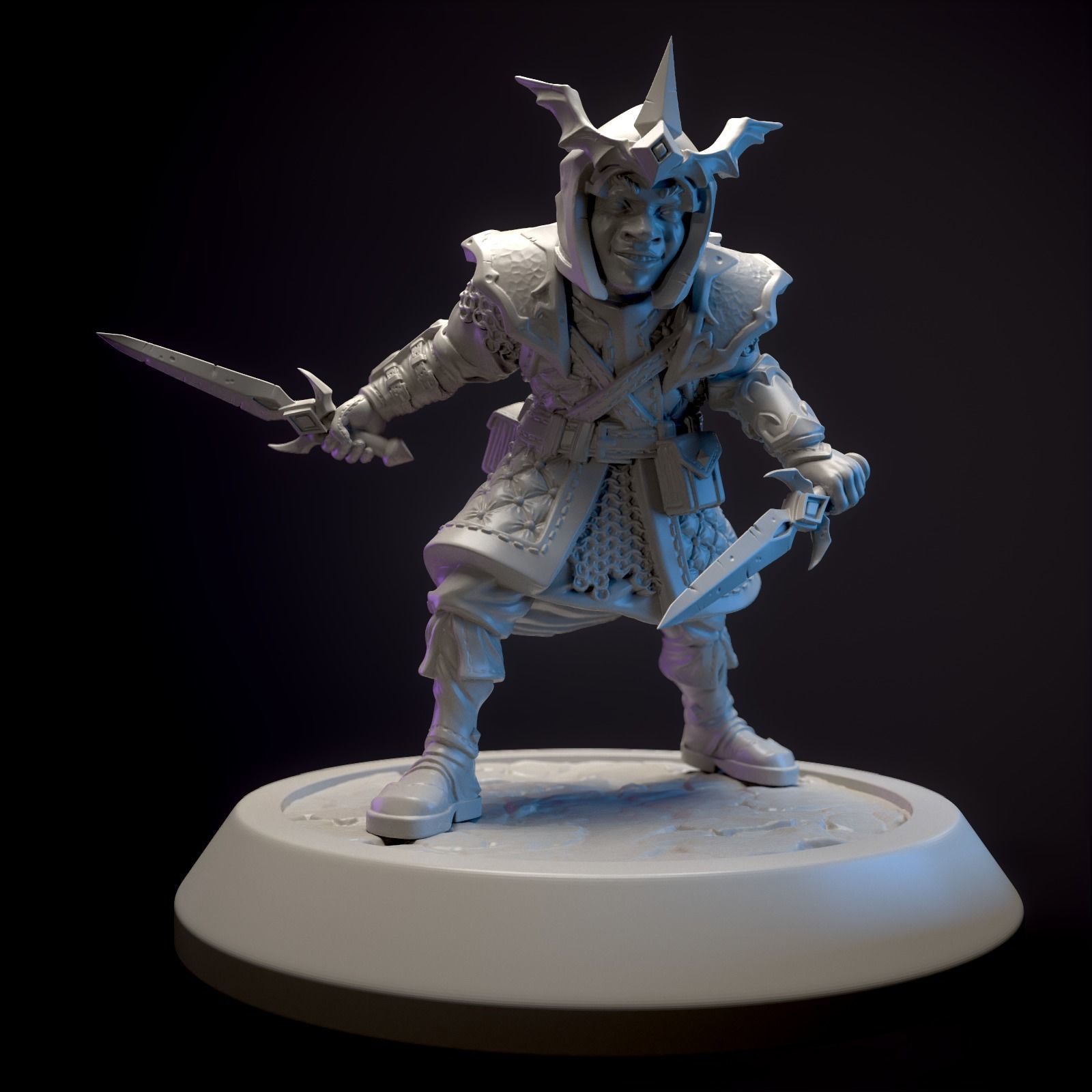 Gnome rogue  3D print model_1